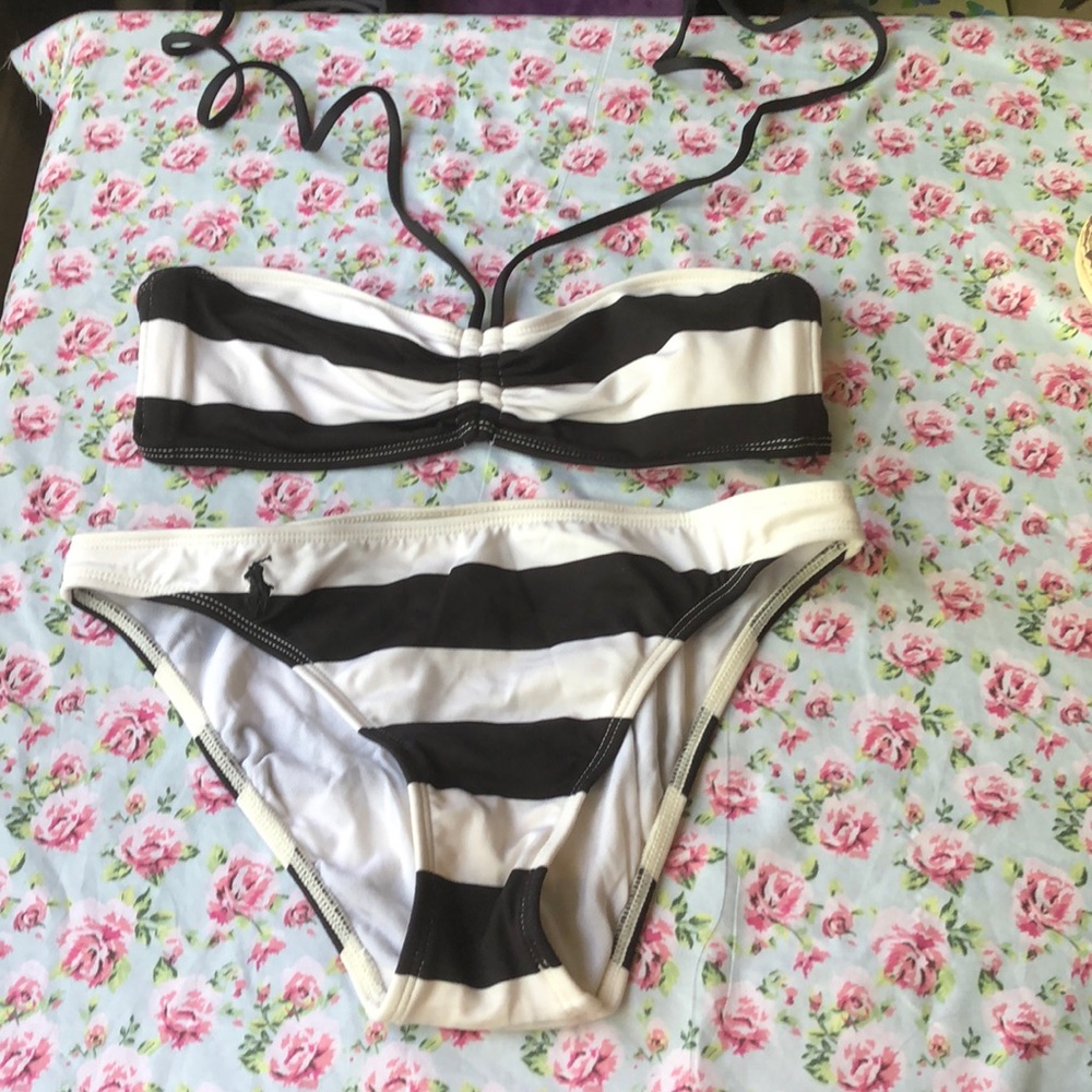 Ralph Lauren striped bikini swimwear